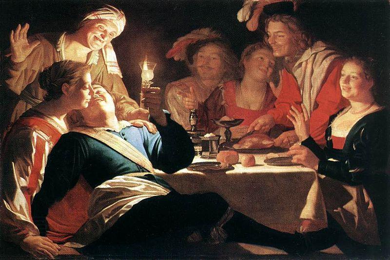 Gerard van Honthorst The Prodigal Son China oil painting art